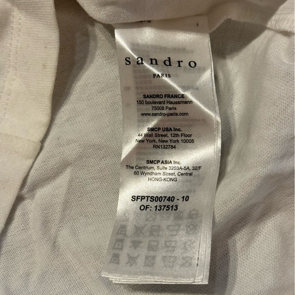 SANDRO Organic Cotton Sunflower T-Shirt - Picture 5 of 8